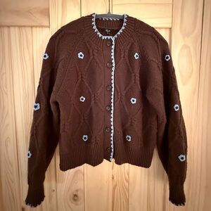 Rails Laurie Floral Stitch Cardigan